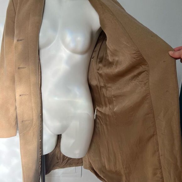 Of Benetton Italy vintage Wool long peacoat - Picture 10 of 15